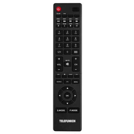 Телевизор 24" Telefunken TF-LED24S34 (HD 1366x768, USB, HDMI) черный