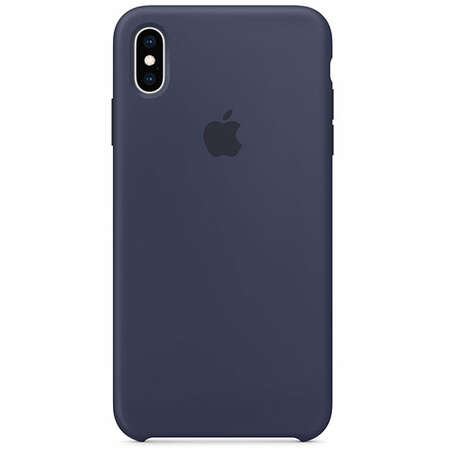Чехол для Apple iPhone Xs Max Silicone Case Midnight Blue