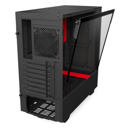 Корпус ATX Miditower NZXT H500 CA-H500B-BR Black/Red
