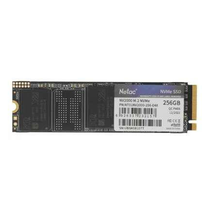 Внутренний SSD-накопитель 256Gb Netac NV2000 NT01NV2000-256-E4X M.2 2280 PCIe NVMe 3.0 x4