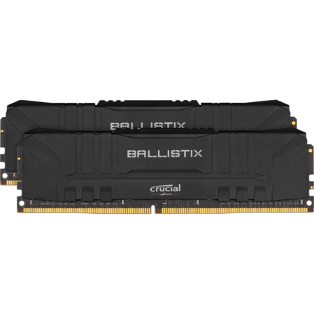 Модуль памяти DIMM 32Gb 2х16Gb DDR4 PC24000 3000MHz Crucial Ballistix Black (BL2K16G30C15U4B)