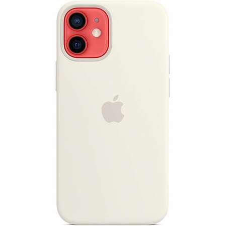 Чехол для Apple iPhone 12 mini Silicone Case with MagSafe White