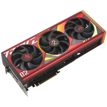Видеокарта ASUS GeForce RTX 4090 24576Mb, Strix OC EVA-02 24G (ROG-Strix-RTX4090-O24G-EVA-02-Edition) 2xHDMI, 3xDP, Ret