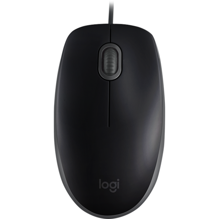 Мышь Logitech B110 Silent Optical Mouse Black проводная 910-005508