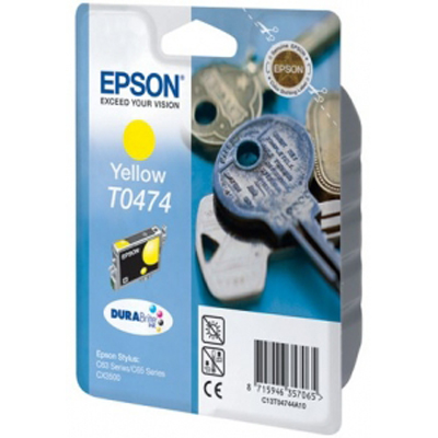 Картридж EPSON T0474 Yellow для Stylus C63/C65 C13T04744A10