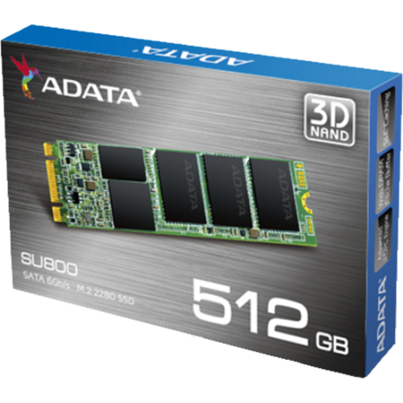 Внутренний SSD-накопитель 512Gb A-Data SU800 ASU800NS38-512GT-C M.2 SATA3