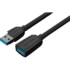 Кабель удлинитель USB3.0 АM/AF 2м Vention (VAS-A45-B200	) Black Edition