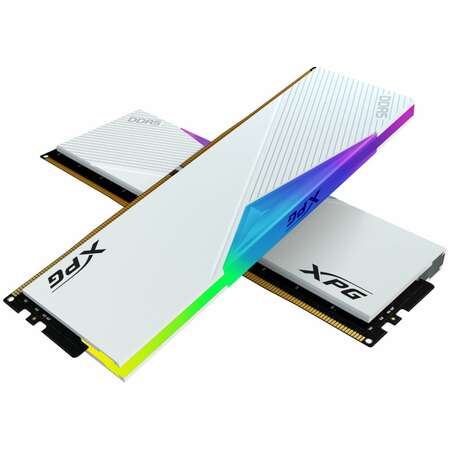 Модуль памяти DIMM 64Gb 2х32Gb DDR5 PC48000 6000MHz ADATA Lancer RGB White (AX5U6000C3032G-DCLARWH)