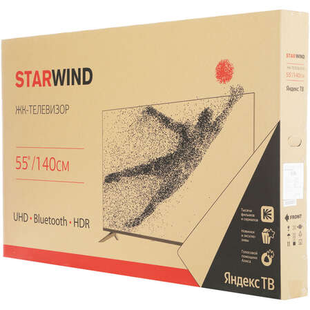 Телевизор 55" Starwind SW-LED55UG403 (4K UHD 3840x2160, Smart TV) черный