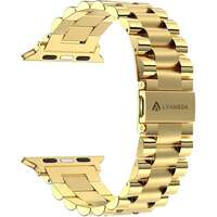 Ремень для умных часов Стальной ремешок для умных часов Lyambda Keid для Apple Watch 38/40 mm Gold