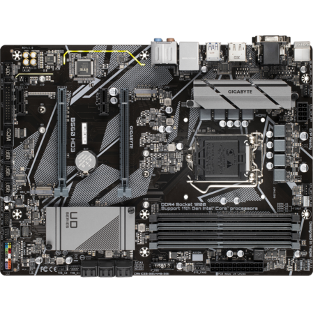 Материнская плата Gigabyte B560 HD3 B560 Socket-1200 4xDDR4, 6xSATA3, 2xM.2, 2xPCI-E16x, 4xUSB3.2, D-Sub, DVI-D, DP, HDMI, Glan, ATX