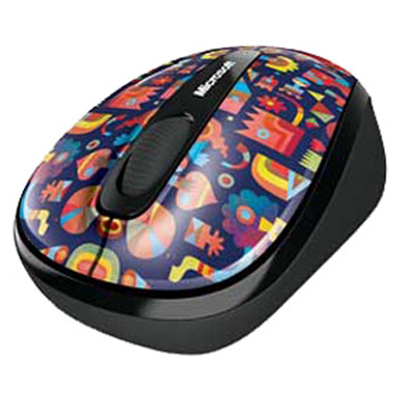 Мышь Microsoft Wireless Mobile Mouse 3500 Artist Edition Matt Lyon Red-Blue GMF-00346