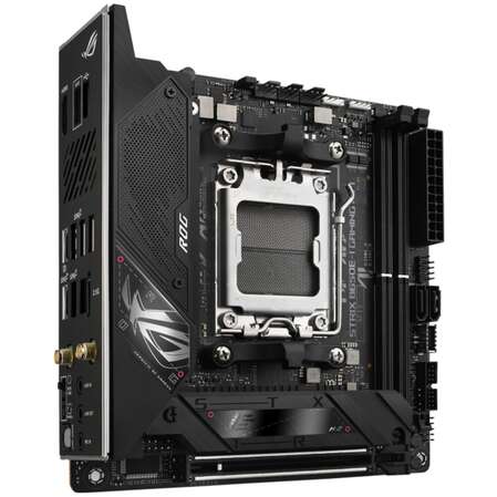 Материнская плата ASUS ROG Strix B650E-I Gaming WiFi B650 Socket AM5 2xDDR5, 2xSATA3, RAID, 2xM.2, 1xPCI-E16x, 4xUSB3.2, 2xUSB3.2 Type C, HDMI, Wi-Fi, 2.5Glan, mini-ITX