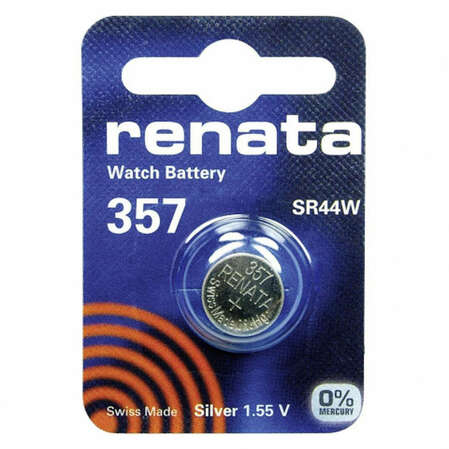 Батарейки Renata R357 SR44W 1шт
