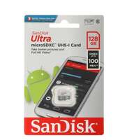 Карта памяти Micro SecureDigital 128Gb SanDisk Ultra microSDXC class 10 UHS-1 (SDSQUNR-128G-GN6MN)