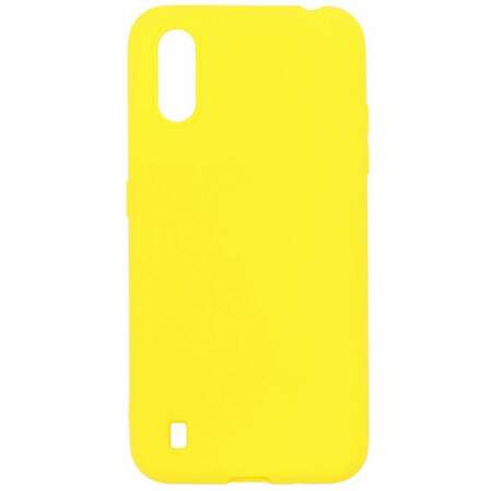 Чехол для Samsung Galaxy A01 SM-A015 Zibelino Soft Matte желтый