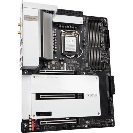 Материнская плата Gigabyte Z590 Vision D Z590 Socket-1200 4xDDR4, 6xSATA3, RAID, 3xM.2, 3xPCI-E16x, 6xUSB3.2, 2xUSB3.2 Type C(Thunderbolt), HDMI,DPin, WiFi, 2xGlan, ATX