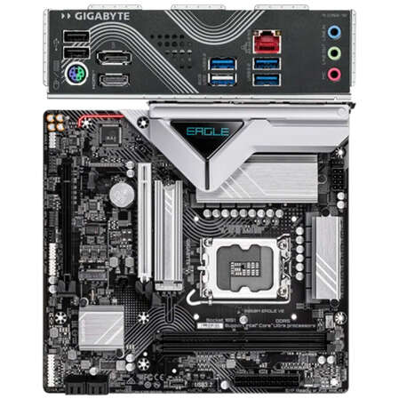 Материнская плата Gigabyte B860M Eagle V2 B860 Soc-1851 2xDDR5, 4xSATA3, RAID, 2хM.2, 2xPCI-E16x, 3xUSB3.2, DP, HDMI, 2.5Glan, mATX