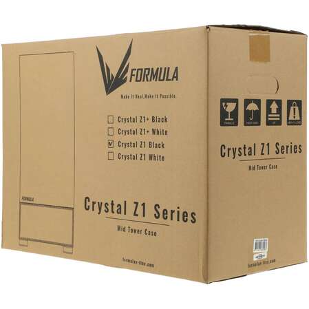 Корпус ATX Miditower Formula Crystal Z1 Black