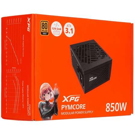 Блок питания 850W XPG PYMCORE (PYMCORE850G-BKCEU)