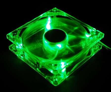 Вентилятор 120x120 Zalman (ZM-F3GL LED) Green