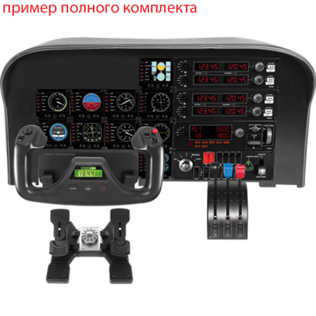 Приборная панель Радиопанель для авиасимуляторов Logitech G Saitek Pro Flight Radio Panel