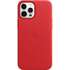 Чехол для Apple iPhone 12 Pro Max Leather Case with MagSafe Red