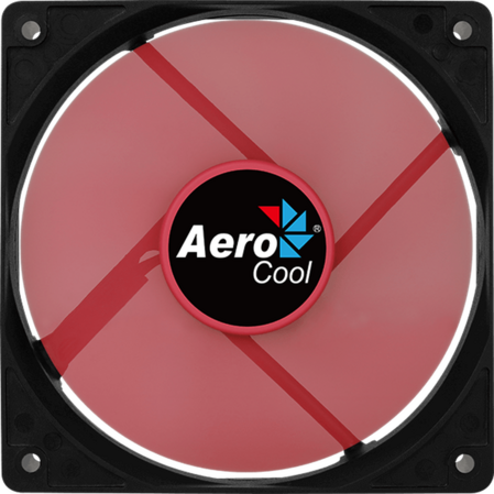 Вентилятор 120x120 AeroCool Force 12 Red Ret