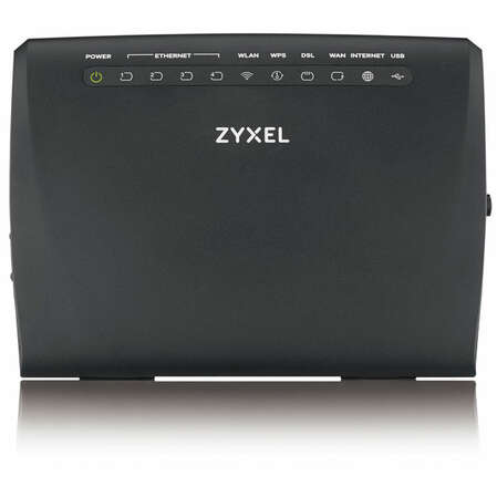 Беспроводной ADSL маршрутизатор Zyxel VMG3312-T20A, 802.11n, 300Мбит/с 2,4ГГц, 4xGbLAN, 1xUSB2.0, поддержка 3G/4G модемов
