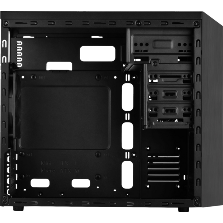 Корпус MicroATX Minitower Silverstone SST-PS16B Black