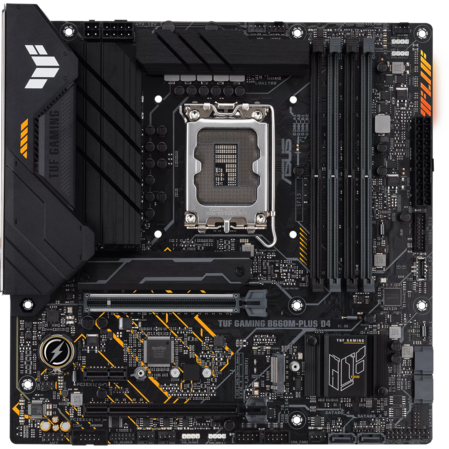 Материнская плата ASUS TUF Gaming B660M-Plus D4 B660 Socket-1700 4xDDR4, 4xSATA3, RAID, 2xM.2, 2xPCI-E16x, 5xUSB3.2, 1xUSB3.2 Type C, DP, HDMI, 2.5Glan, mATX