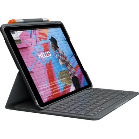 Чехол для Apple iPad (2020)\iPad (2021) Logitech Slim Folio Black