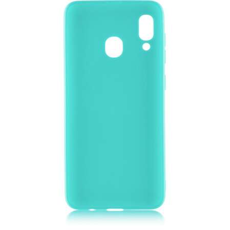 Чехол для Samsung Galaxy A30 (2019) SM-A305 Brosco Colourful, накладка, бирюзовый