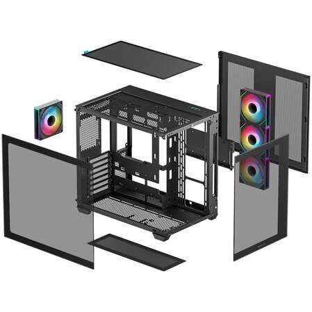 Корпус ATX Miditower Deepcool CG530 4F Black