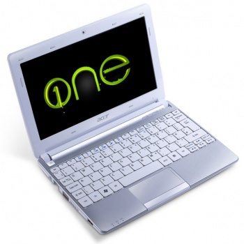Нетбук Acer Aspire One D AOD257-N57Cws Atom-N570/1GB/250Gb/Wi-Fi/Cam/10.1"/Linux/White(белый)