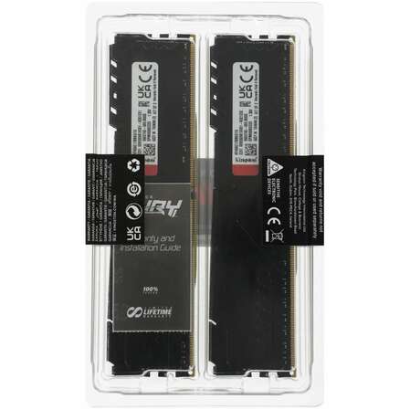 Модуль памяти DIMM 16Gb 2х8Gb DDR4 PC28800 3600MHz Kingston Fury Beast Black (KF436C17BBK2/16)