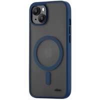 Чехол для Apple iPhone 15 Plus uBear Cloud Mag Case Magsafe синий