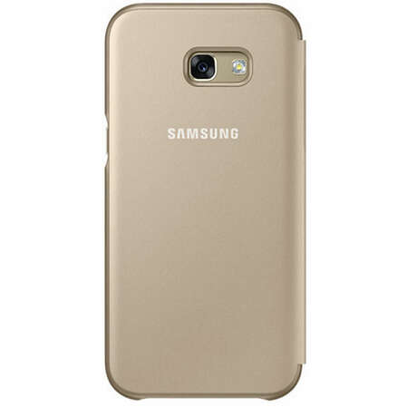 Чехол для Samsung Galaxy A5 (2017) SM-A520F Neon Flip Cover золотистый
