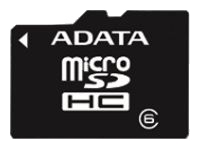 Micro SecureDigital 4Gb HC A-Data (Class6) (AUSDH32GCL10-R)