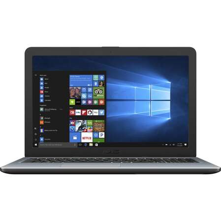 Ноутбук ASUS VivoBook X540BA-GQ525T AMD A4-9125/4Gb/500Gb/15.6"/Win10 Silver