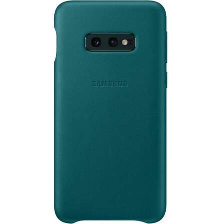 Чехол для Samsung Galaxy s10e SM-G970 Leather Cover зелёный