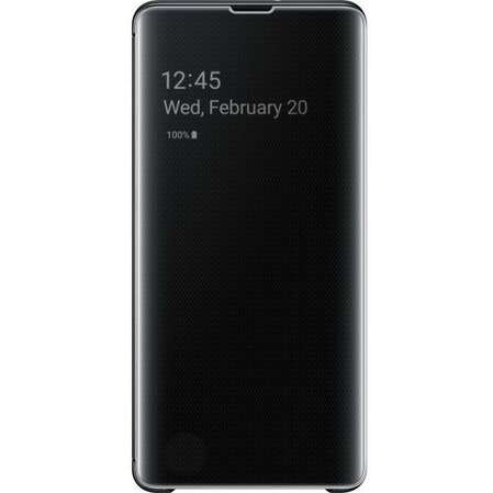Чехол для Samsung Galaxy S10+ SM-G975 Clear View Cover чёрный