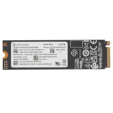 Внутренний SSD-накопитель 2000Gb Solidigm SSDPFKKW020X7X1 P44 Pro Series M.2 2280 PCIe NVMe 3.0 x4