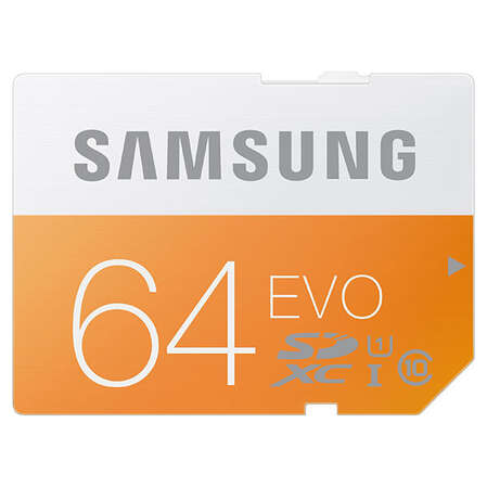 Micro SecureDigital 64Gb SDHC Samsung Evo class10 UHS-I U1 (MB-MP64DARU) + адаптер SD