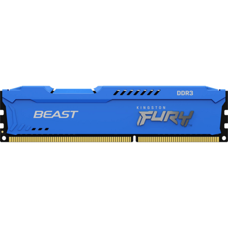Модуль памяти DIMM 4Gb DDR3 PC15000 1866MHz Kingston Fury Beast Blue (KF318C10B/4)