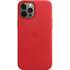 Чехол для Apple iPhone 12 Pro Max Leather Case with MagSafe Red
