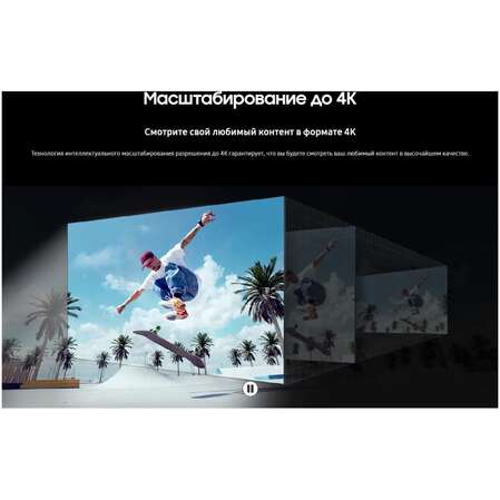Телевизор 43" Samsung UE43DU7100UXRU 2024 (4K UHD 3840x2160, Smart TV) черный (EAC)