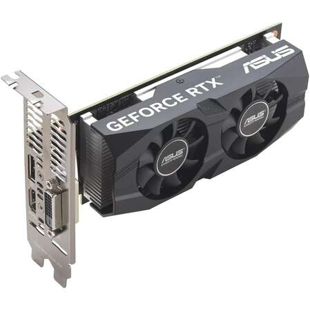 Видеокарта ASUS GeForce RTX 3050 6144Mb, LP BRK OC 6G (RTX3050-O6G-LP-BRK) 1xDVI-D, 1xHDMI, 1xDP, Ret