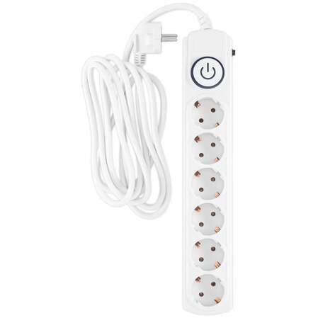 Сетевой фильтр Ippon BK-6-EU-3-10-W 6 розеток 3м белый