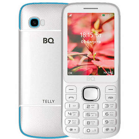 Мобильный телефон BQ Mobile BQ-2808 Telly White/Blue